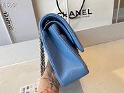 Chanel Lambskin Flap Bag Gold-Tone Dark Blue 980880 Size 25cm - 6