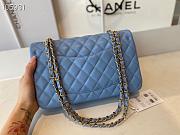 Chanel Lambskin Flap Bag Gold-Tone Dark Blue 980880 Size 25cm - 4