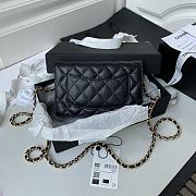 Chanel WOC Black Gold Hardware With Magnetic Closure Size 19.5 cm - 5