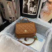 Chanel Messenger Bag Brown 93749 Size 19 x 7 x 14 cm - 1