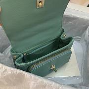 Chanel Messenger Bag Teal Color 93749 Size 19 x 7 x 14 cm - 6