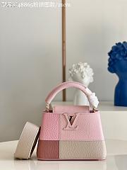 LV Capucines Taurillon Leather Pink M48865 Size 21 x 14 x 8 cm - 1