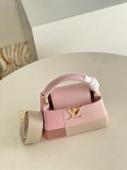 LV Capucines Taurillon Leather Pink M48865 Size 21 x 14 x 8 cm - 2