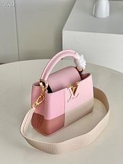 LV Capucines Taurillon Leather Pink M48865 Size 21 x 14 x 8 cm - 3