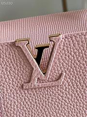 LV Capucines Taurillon Leather Pink M59269 Size 27 x 18 x 9 cm - 2