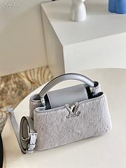 LV Capucines Taurillon Leather Gray M48865 Size 27 x 18 x 9 cm - 6