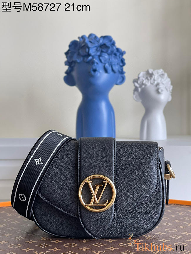 LV Pont 9 Soft Medium Handbag M58727 Size 21 x 15 x 6.5 cm - 1