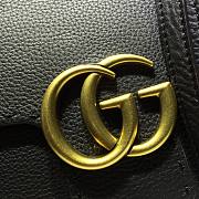 Gucci GG Marmont Leather Bag Black 421890 Size 31.5 x 23 x 13 cm - 5