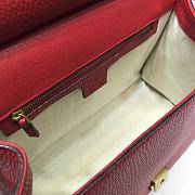 Gucci GG Marmont Leather Bag Red 421890 Size 31.5 x 23 x 13 cm - 3