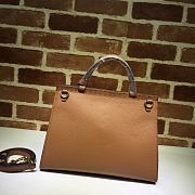 Gucci GG Marmont Leather Bag Brown 421890 Size 31.5 x 23 x 13 cm - 5