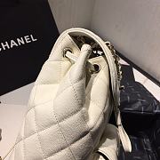 Chanel Duma Diamond - Quilted Backpack White Size 21.5 x 24 x 12 cm - 2