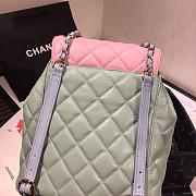 Chanel Duma Diamond - Quilted Backpack Colorful Size 21.5 x 24 x 12 cm - 5