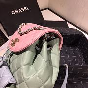 Chanel Duma Diamond - Quilted Backpack Colorful Size 21.5 x 24 x 12 cm - 2