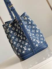 LV Neonoe Denim Blue Navy M59606 Size 25 x 28.5 x 20 cm - 4