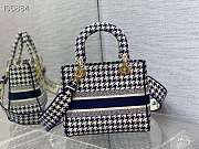 Dior Lady Caro Navy Blue Size 24 cm - 2