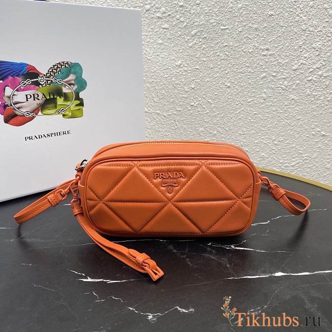 Prada Spectrum 1DH046 Mini Bag Orange Size 19 x 10 x 5.5 cm - 1