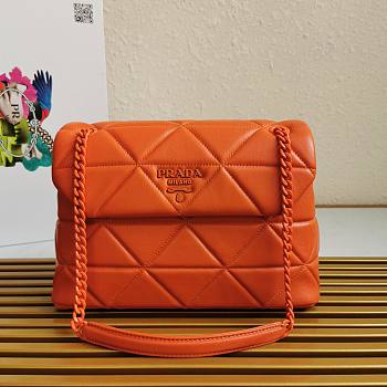 Prada Spectrum Bag In Orange Size 27 × 18.5 × 9 cm