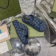 Gucci Denim Sandal - 2