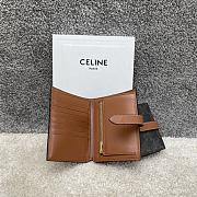 Celine Medium Strap Wallet In Triomphe Canvas Size 14 x 10.5 cm - 2