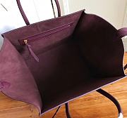 Celine Micro Luggage Calfskin Handbag In Purple Size 30 x 28 x 24 cm - 2
