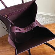 Celine Micro Luggage Calfskin Handbag In Purple Size 30 x 28 x 24 cm - 3