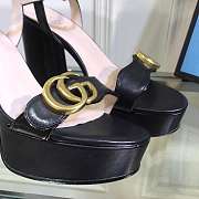 Gucci Leather Sandal Black - 6