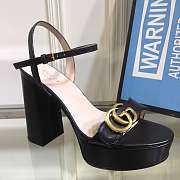 Gucci Leather Sandal Black - 3