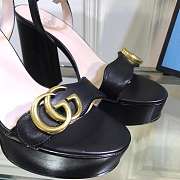 Gucci Leather Sandal Black - 2