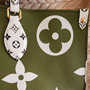 Louis Vuitton Monogram Women Onthego Handbag Green and White  - 3