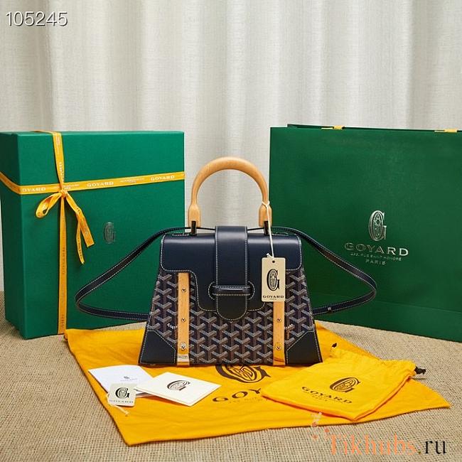 Goyard Saigon Dark Blue Size 28 x 23 x 13 cm - 1