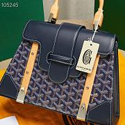 Goyard Saigon Dark Blue Size 28 x 23 x 13 cm - 2