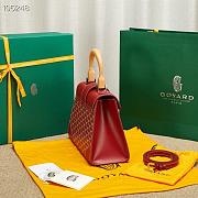 Goyard Saigon Red Size 28 x 23 x 13 cm - 4