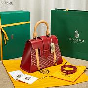 Goyard Saigon Red Size 28 x 23 x 13 cm - 5