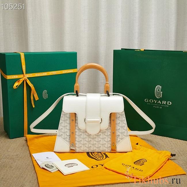 Goyard Saigon White Size 28 x 23 x 13 cm - 1