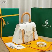 Goyard Saigon White Size 28 x 23 x 13 cm - 4