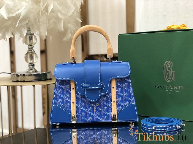 Goyard Saigon Blue Size 21 × 14 × 9 cm - 1