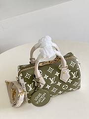 LV Speedy M46118 Green Size 20.5 x 13.5 x 12 cm - 3