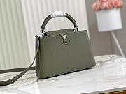 LV Capucines Taurillon Leather Green M48865 Size 27 x 18 x 9 cm - 1