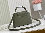 LV Capucines Taurillon Leather Green M48865 Size 27 x 18 x 9 cm - 5