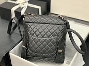 Chanel Black Gold Hardware Backpack 91120 Size 30 x 25 x 15 cm - 5