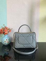 Chanel Trendy Handle 92236 Light Gray Size 25 x 17 x 12 cm - 6