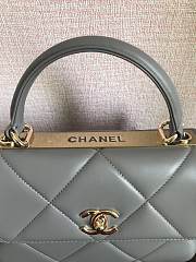 Chanel Trendy Handle 92236 Light Gray Size 25 x 17 x 12 cm - 5