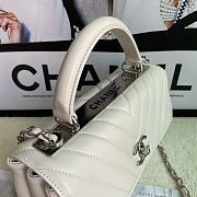 Chanel Trendy 92236V White Silver Hardware Size 25 x 17 x 12 cm - 5