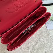 Chanel Trendy 92236V Red Gold Hardware Size 25 x 17 x 12 cm - 5