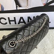 Chanel Elephant Pattern A37587ZP Black Silver Hardware Size 28 cm - 3