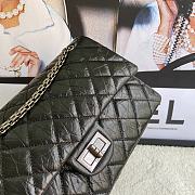 Chanel Elephant Pattern A37587ZP Black Silver Hardware Size 28 cm - 2