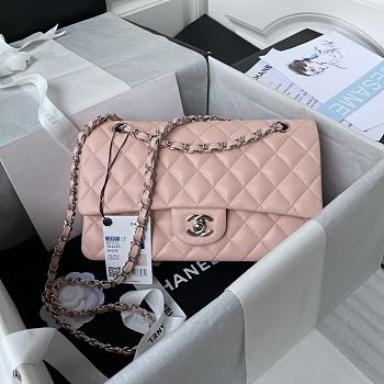 Chanel Flap Bag Pink Caviar SHW A01112 Size 25.5 x 15.5 x 6.5 cm