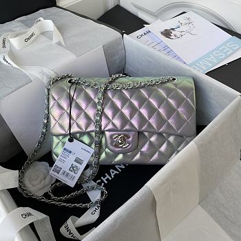Chanel Flap Bag Bling Purple SHW A0111221SS Size 25 cm