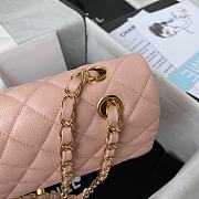 Chanel Flap Bag Pink Caviar GHW A01112 Size 25.5 x 15.5 x 6.5 cm - 4