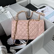 Chanel Flap Bag Pink Caviar GHW A01112 Size 25.5 x 15.5 x 6.5 cm - 3